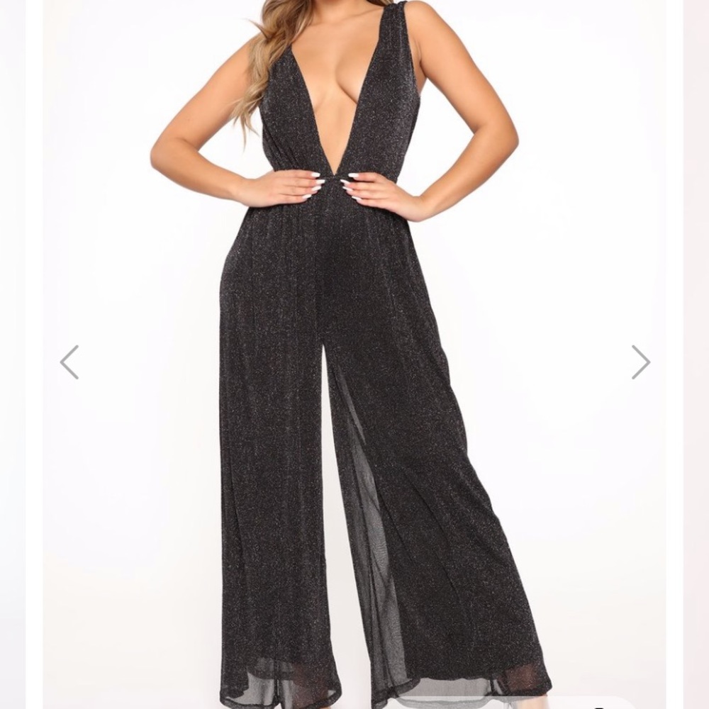 Party On Metallic Jumpsuit